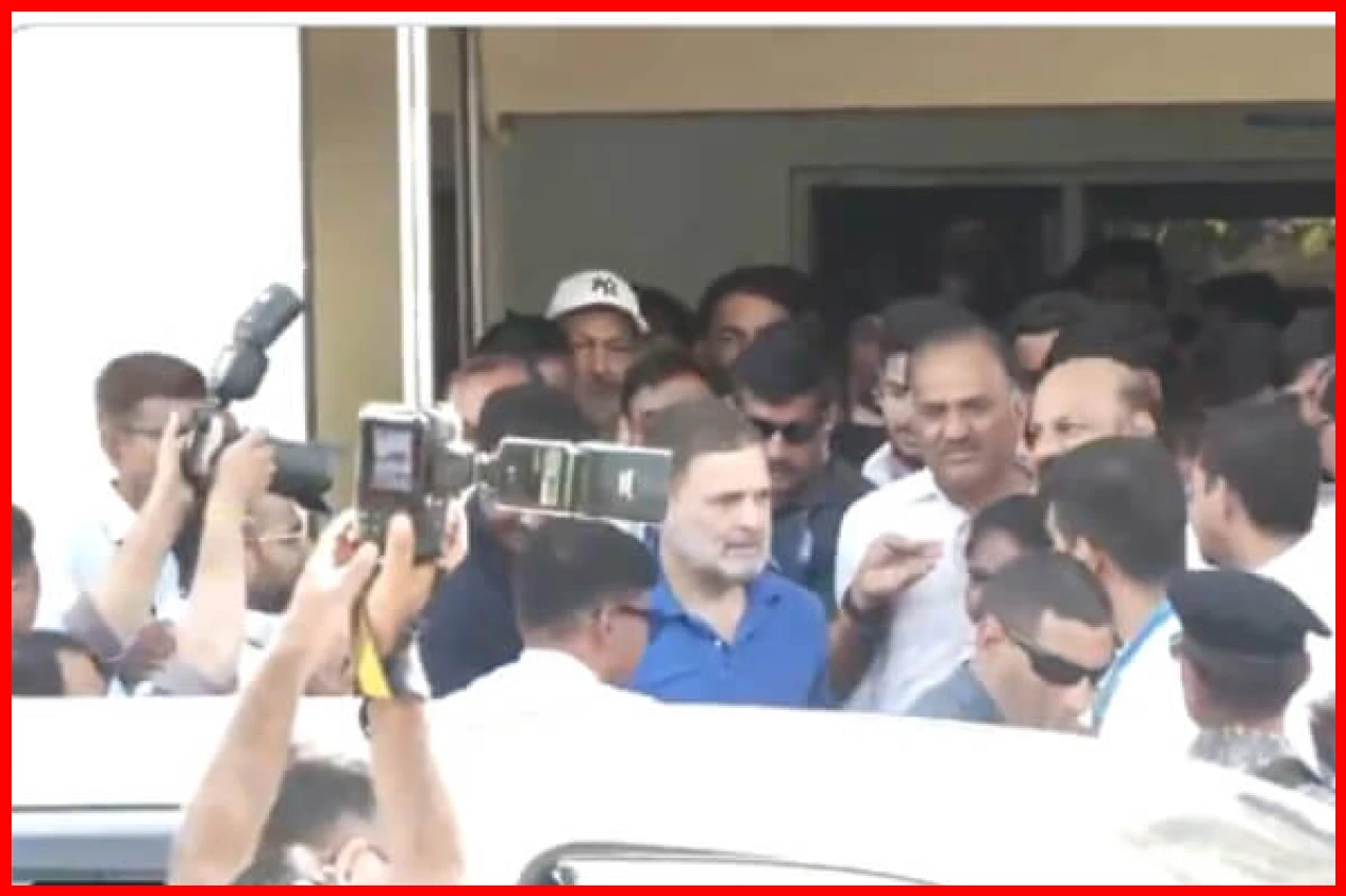 Rahul Gandhi Arrives in Kota for Student Interaction Program Rahul Gandhi Arrives in Kota for Student Interaction Program