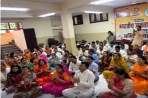 BJP Hosts Monthly Sundarkand Recitation with Devotion in Jaipur
