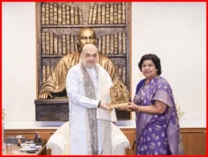 Dr. Alka Singh Gurjar Meets Union Minister Amit Shah in New Delhi