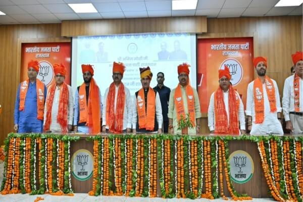 BJP Welcomes Newly Appointed Officials at State Headquarters