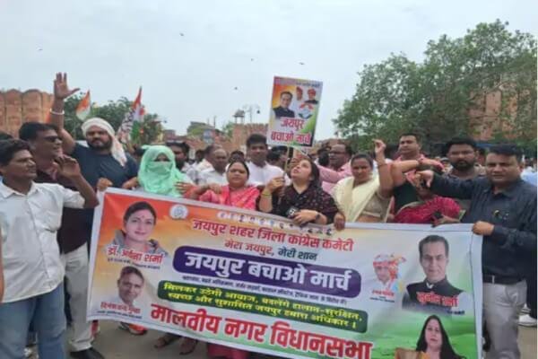 Congress Launches Save Jaipur March to Address City Issues