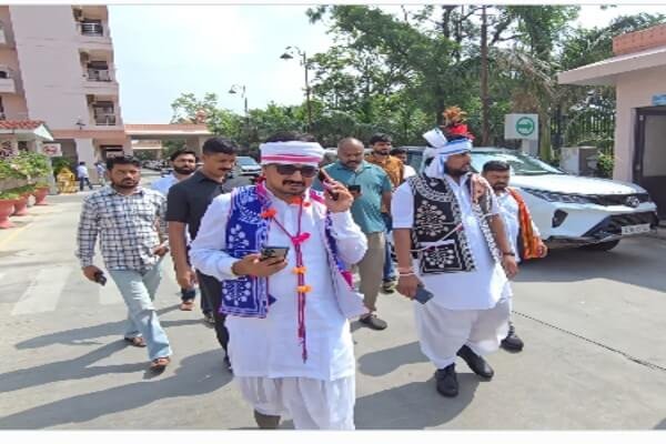 Demand for National Monument Status for Mangarh Dham Sparks Protests by BAP Legislators