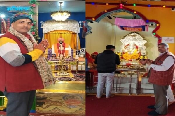 Professor Ramesh Rawat Prays for BJPs Victory in Rajasthan Local Body Elections