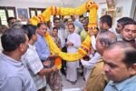 BJP State President Madan Rathore Welcomed by Sojat Municipality Chairperson Kirti Tanwar in Pali