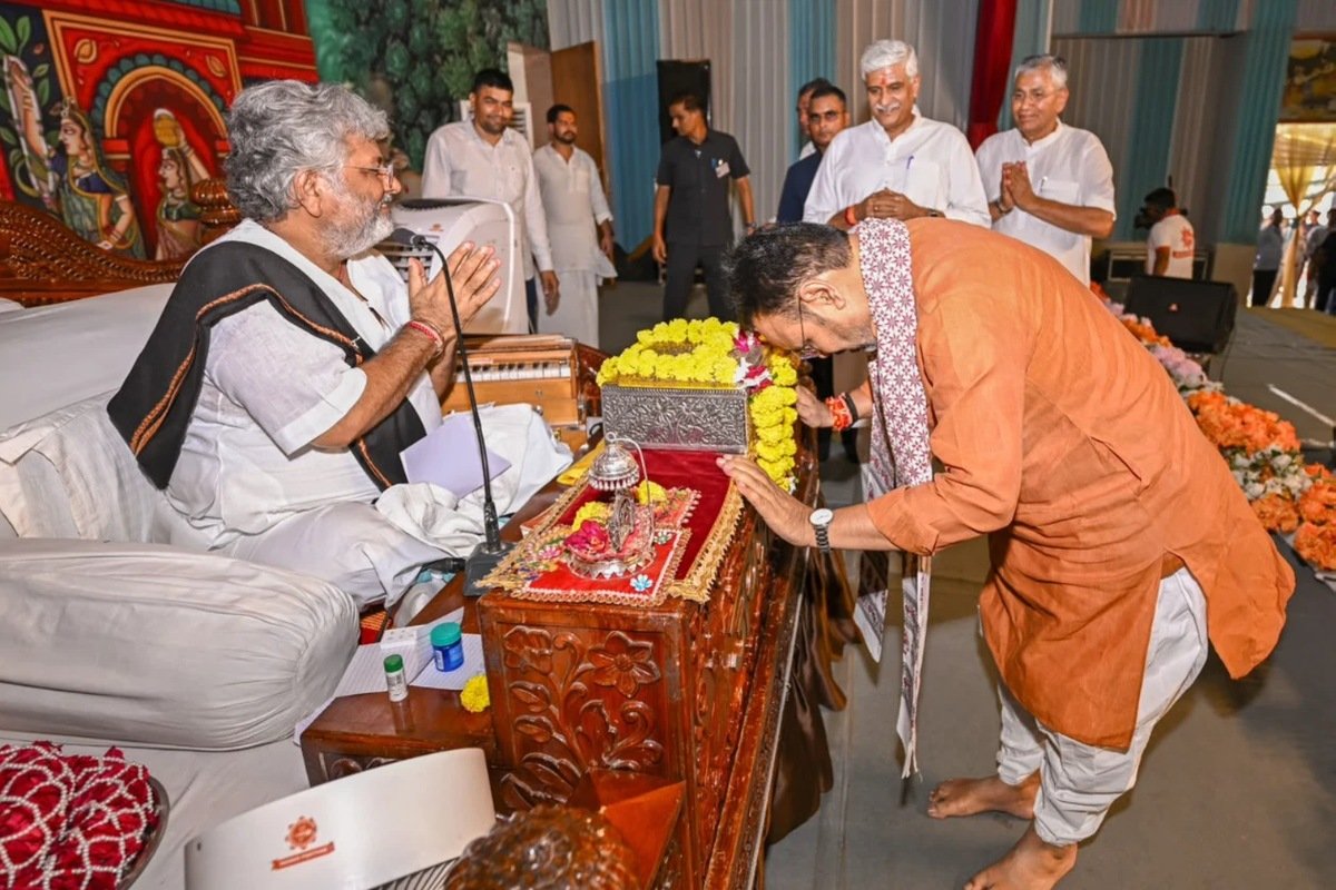 Chief Minister Bhajanlal Sharma Attends Divine Ram Katha in Jodhpur