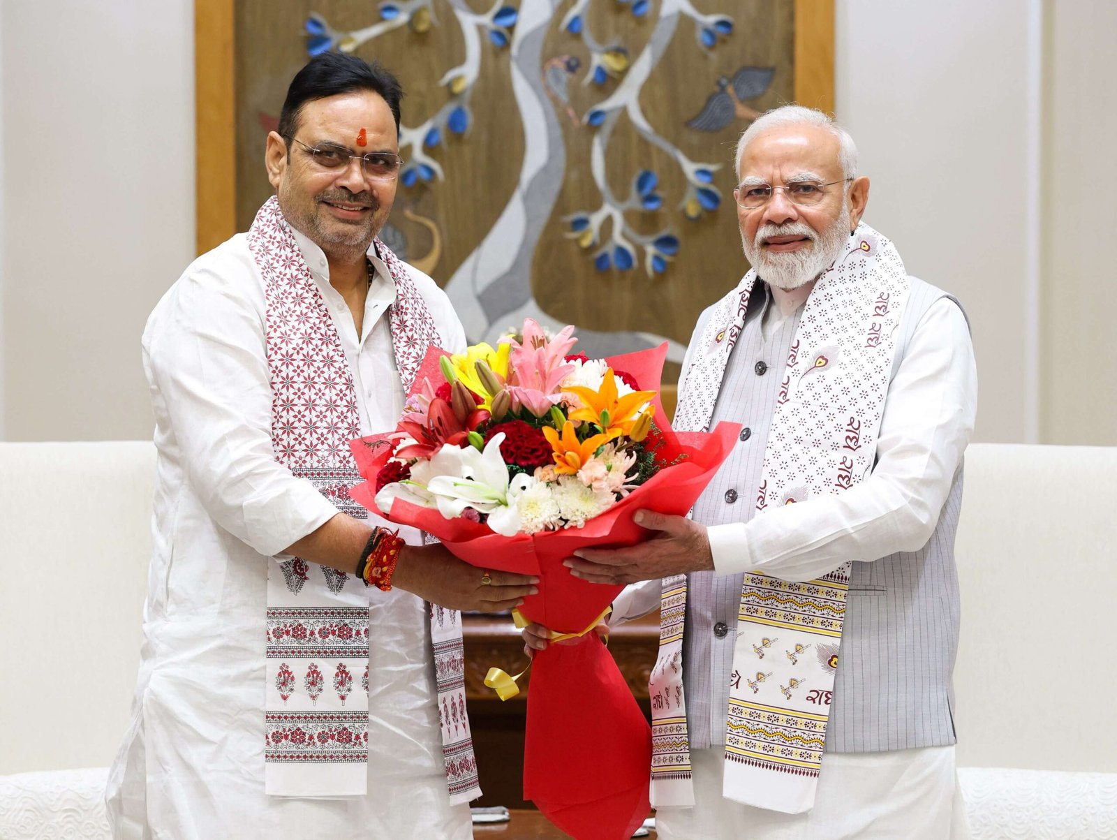 Chief Minister Bhajanlal Sharma Meets Prime Minister Modi Ahead of Panchayat Elections
