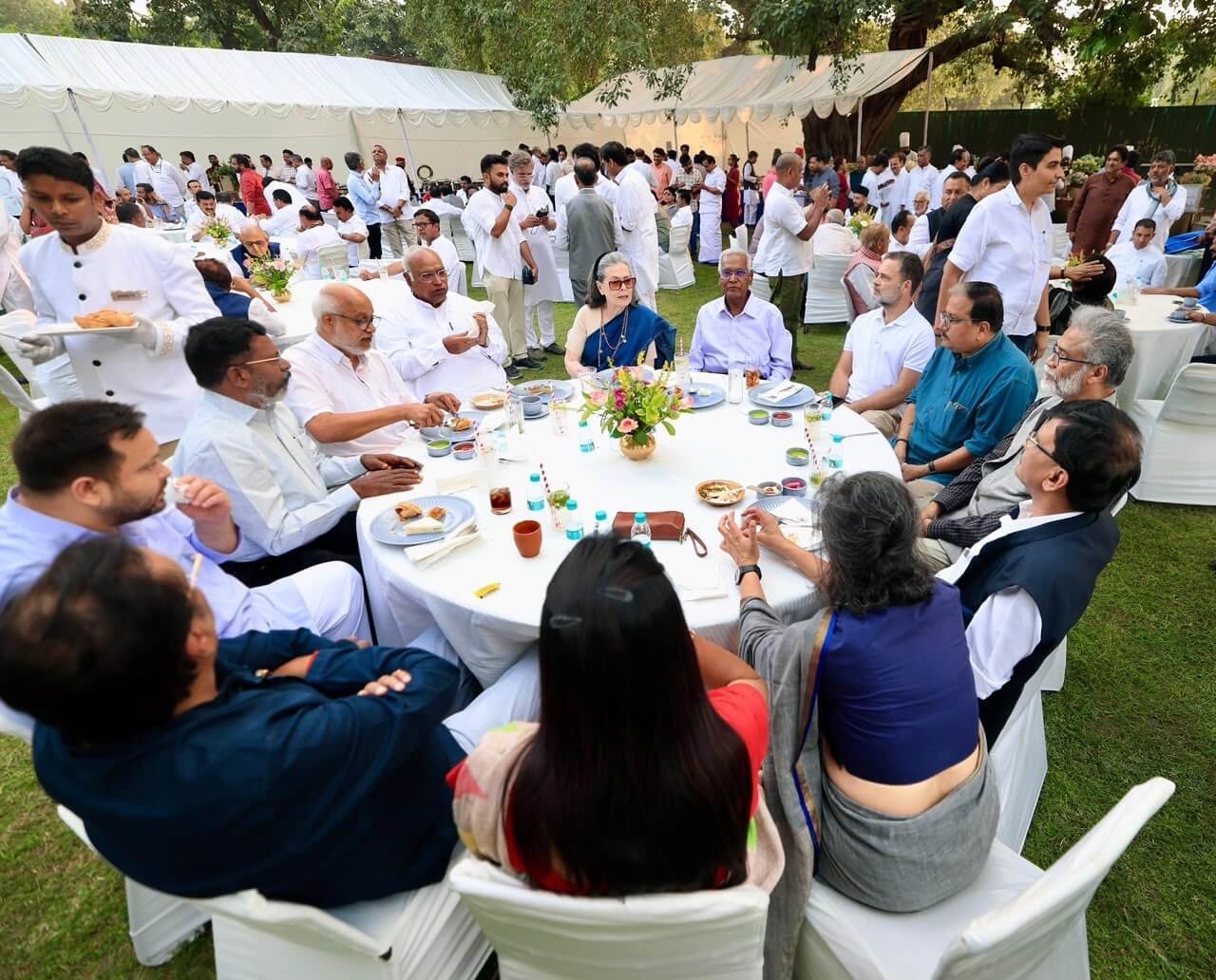 Opposition Leaders Gather at Rahul Gandhis Residence to Demand Election Commission Chiefs Resignation