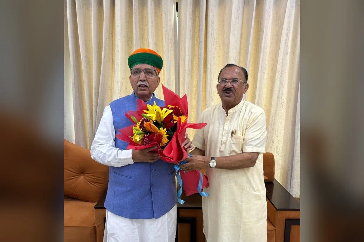 Rajasthan Assembly Speaker Invites Minister Meghwal to Visit Assembly