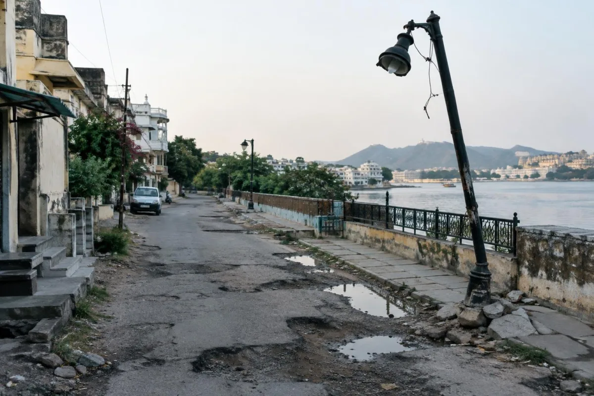 Udaipur Residents Report Local Infrastructure Problems via Bhaskar Samadhan